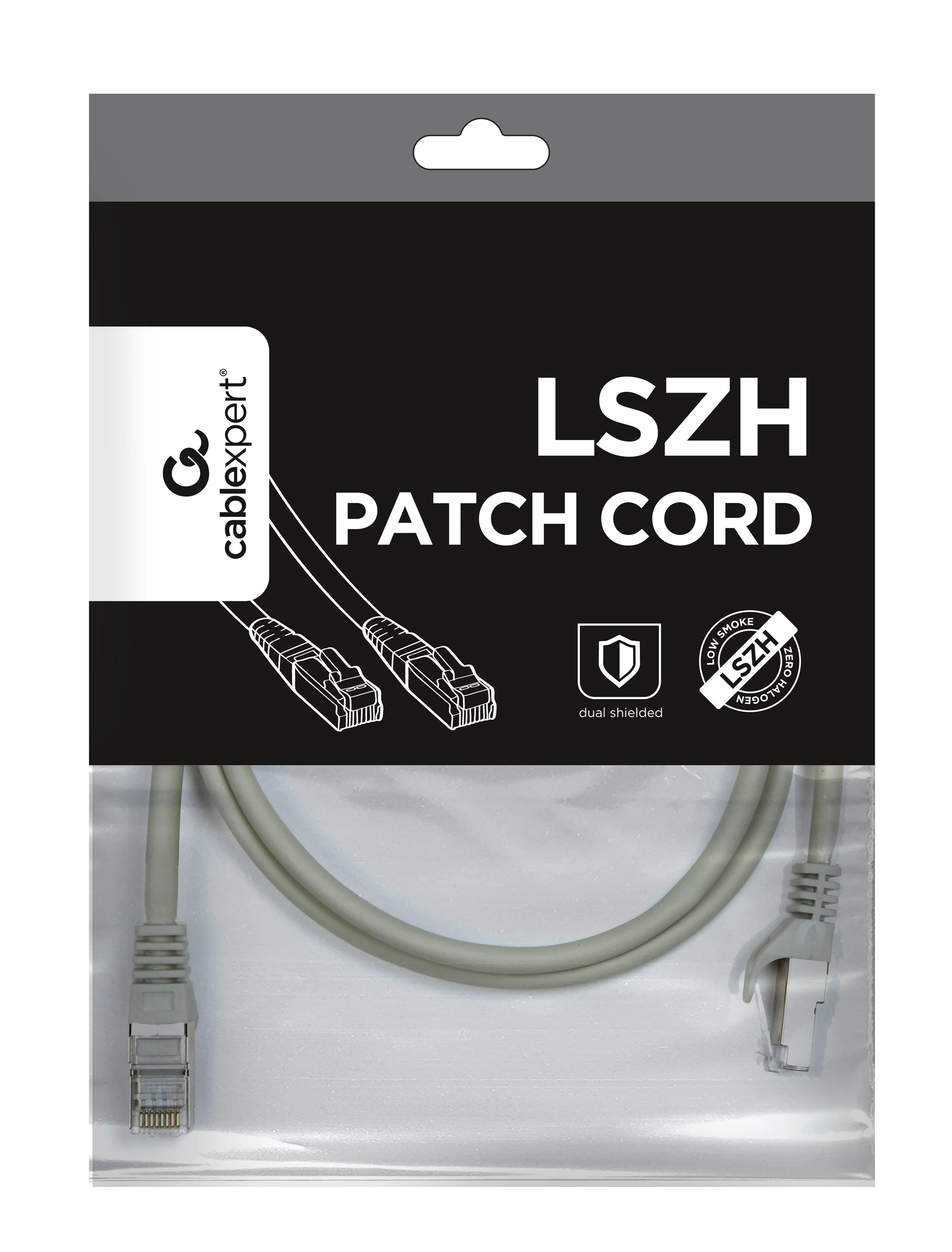 GEMBIRD PP6A-LSZHCU-1M Cat6A SFTP LSZH RJ45