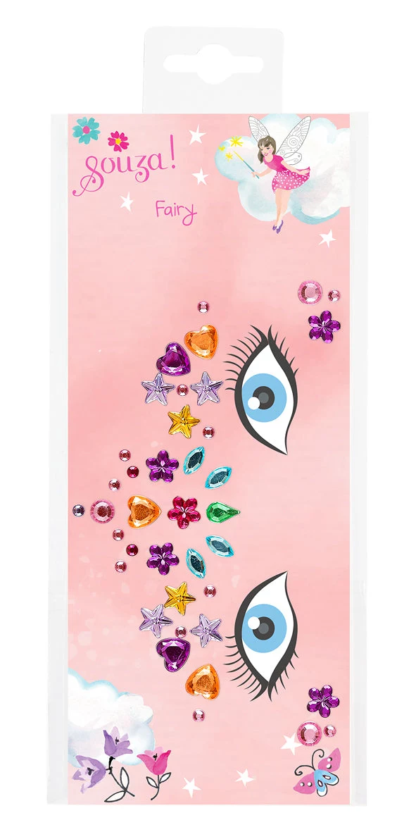 Souza! 3D Crystal Face Stickers for