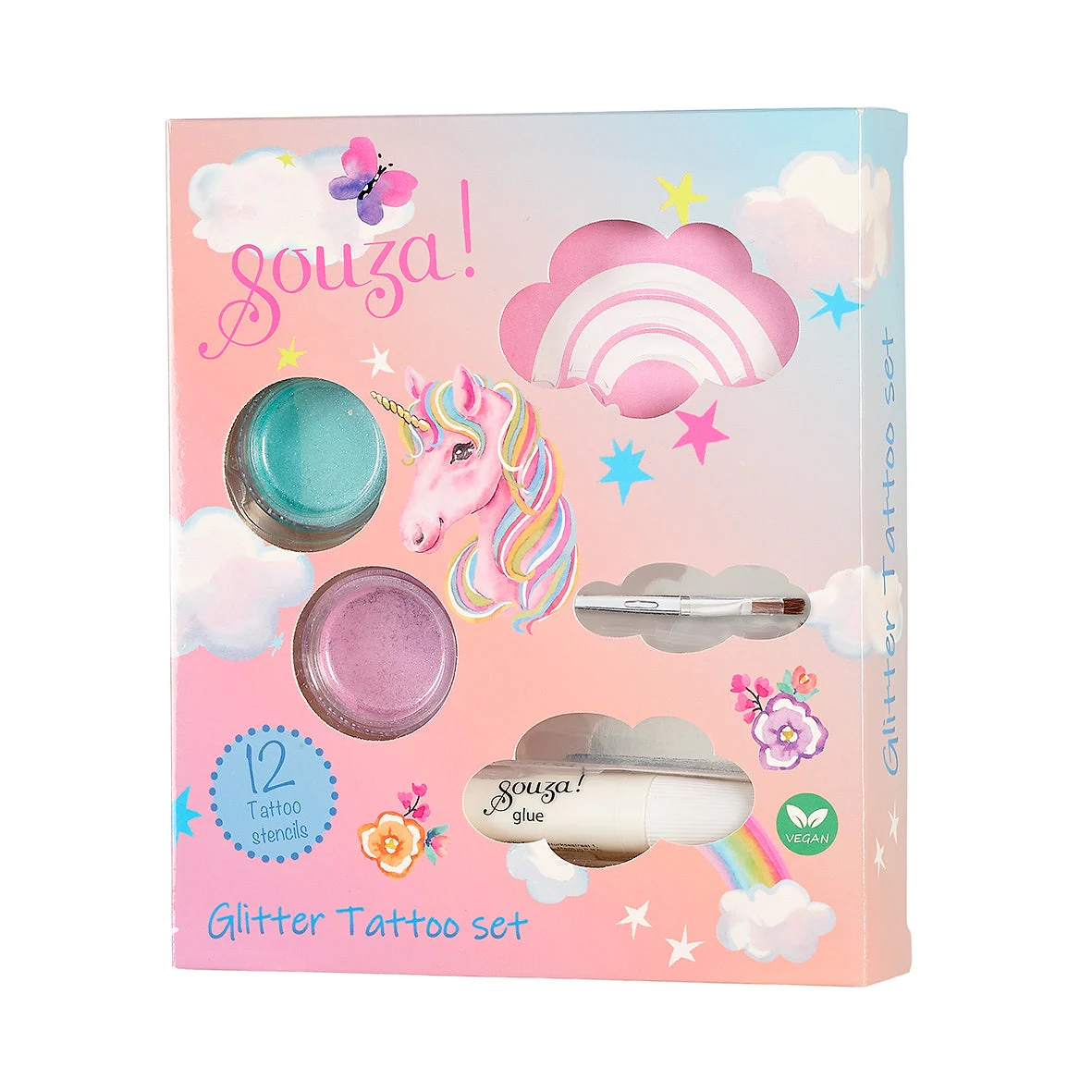 Souza! Unicorn Glitter Temporary Tattoos 12