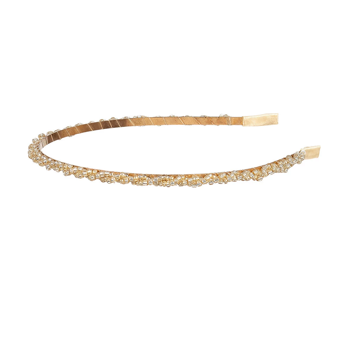 Souza! Lynn Gold Beaded Headband for