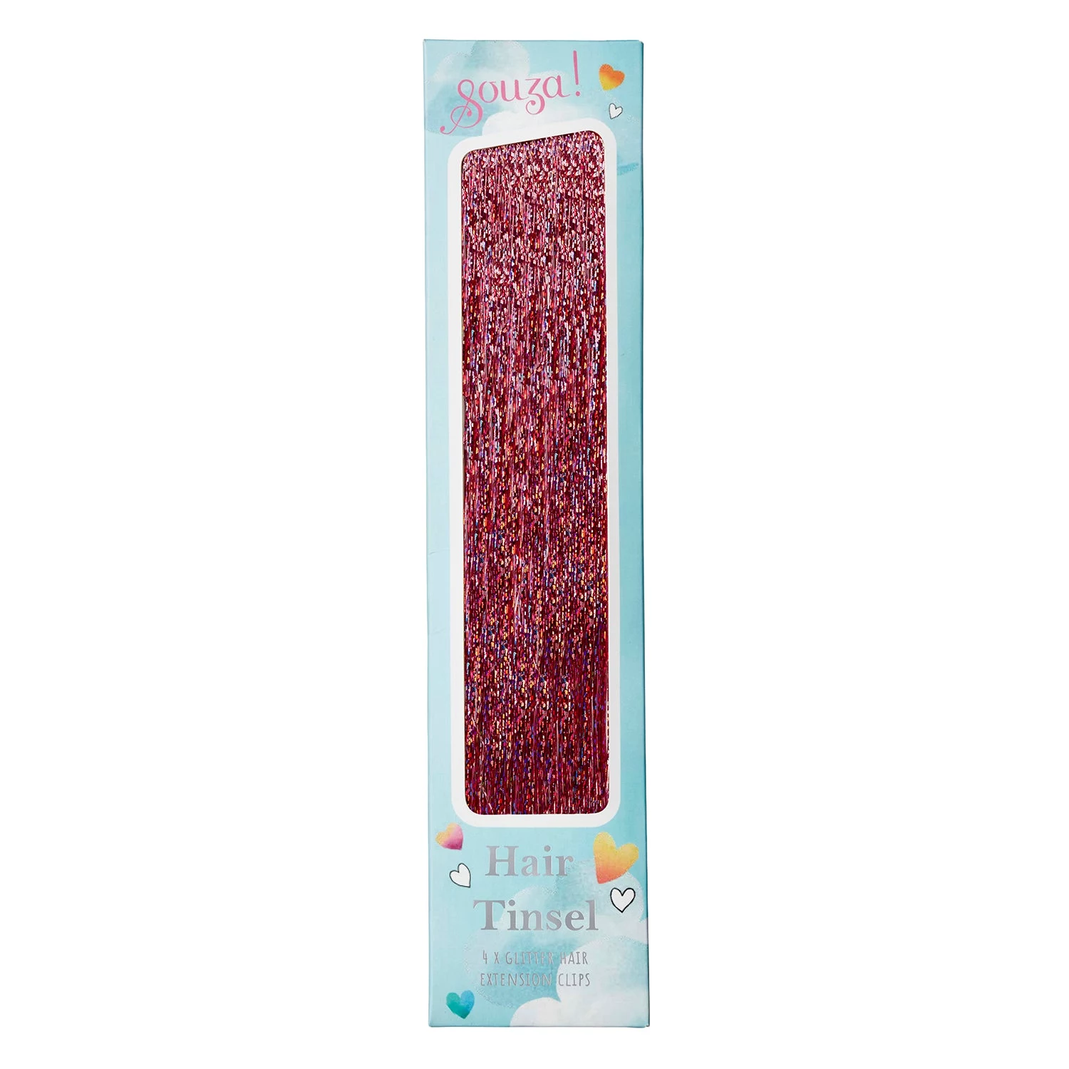 Souza! Clip-On Hair Extension Pink -