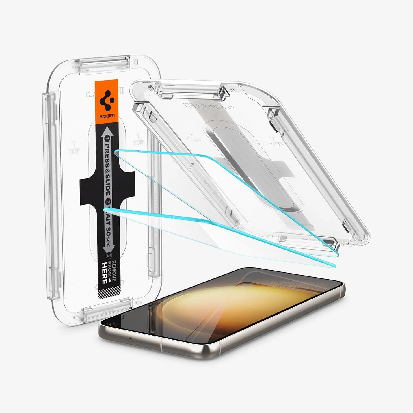 Spigen Glas.tR EZ Fit rūdīta
