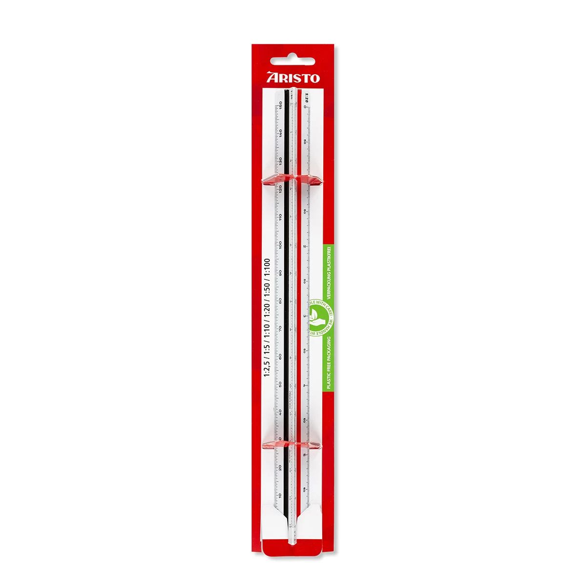 ARISTO Triangular Scale F, White (AR23701EB)
