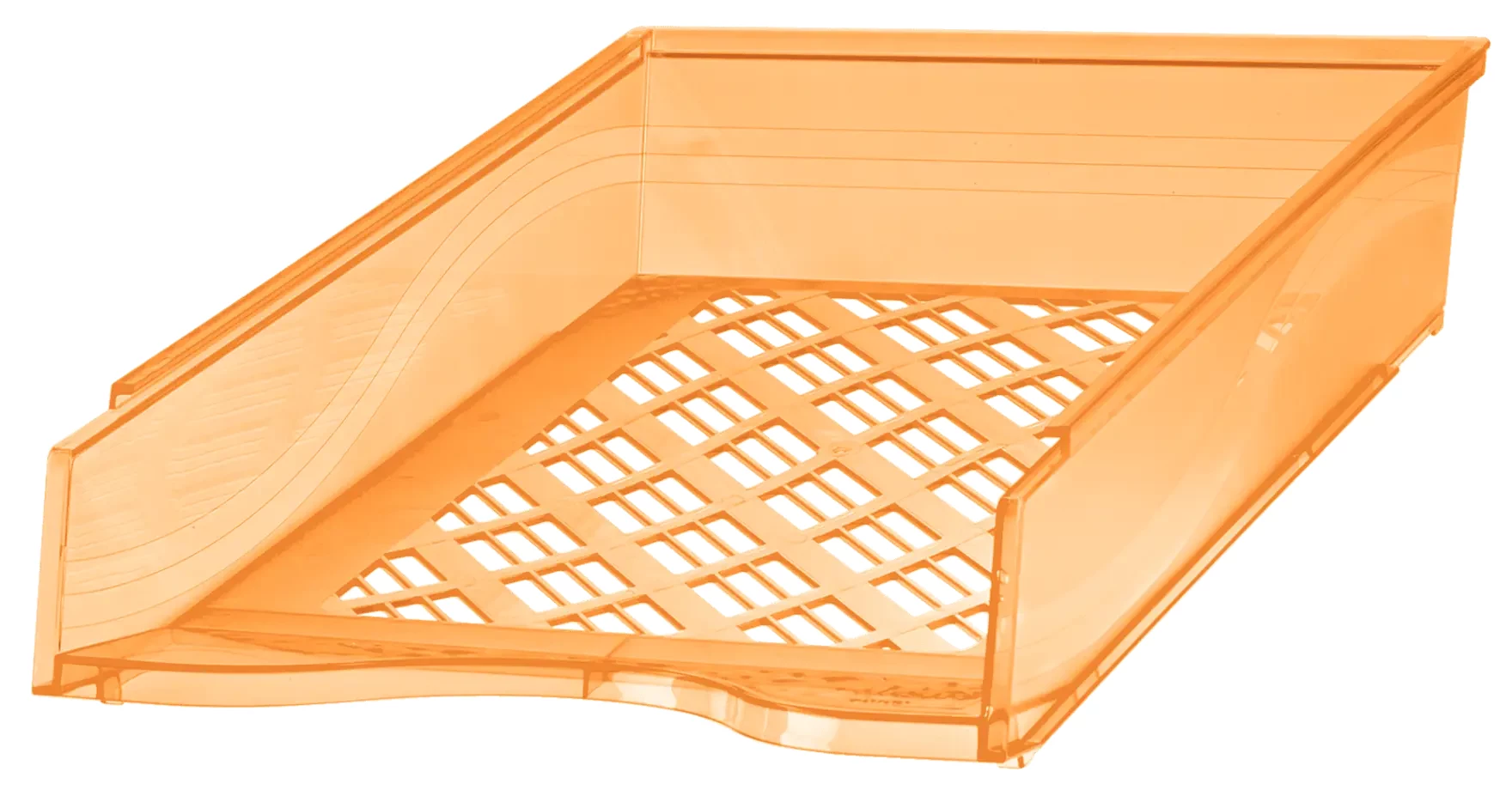 Bene Briefkorb 60100 A4 Orange Transparent