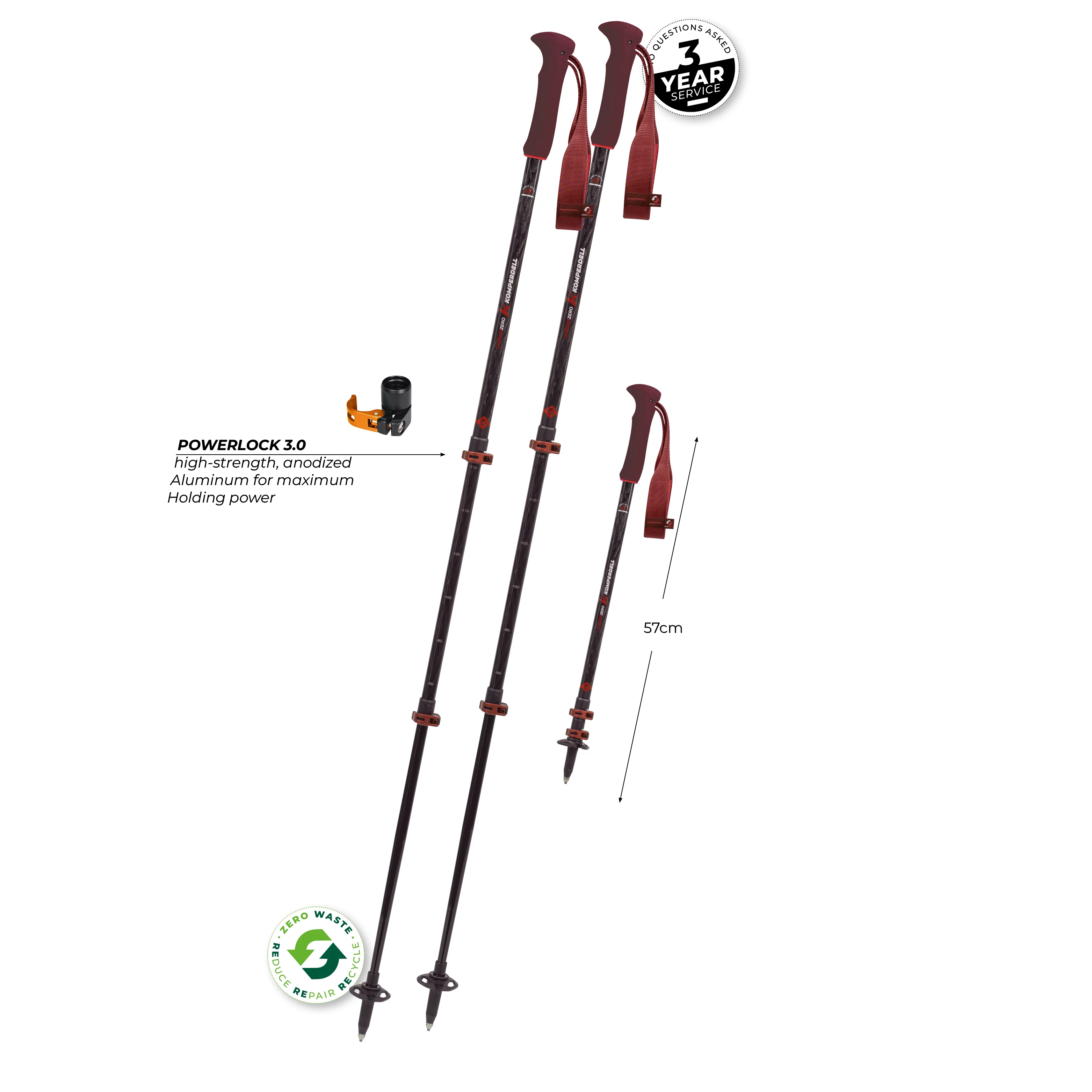 Komperdell Carbon EVO Zero Compact Trekking