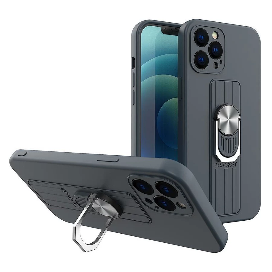 HURTEL Ring Case Silicone Cover with