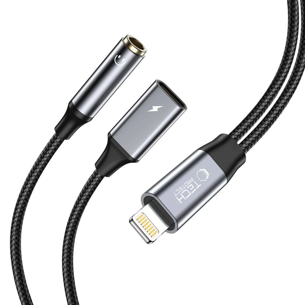 TECH-PROTECT ULTRABOOST Kabeļa Adapteris Lightning uz