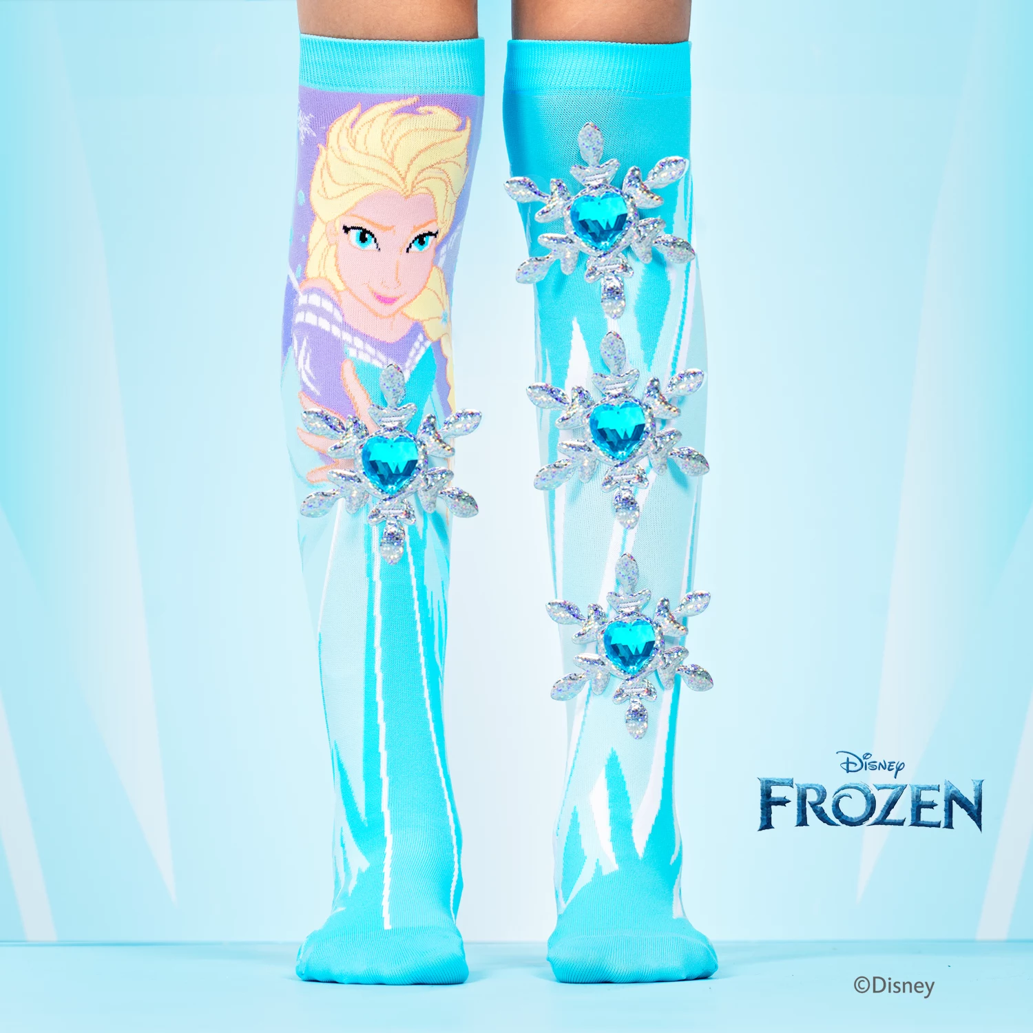 MADMIA Bērnu ceļgalu zeķes Frozen Elsa