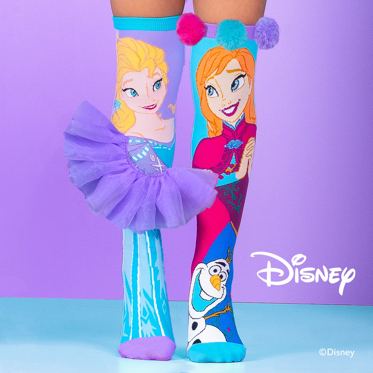MADMIA Disney Frozen Elsa Anna Knee-High