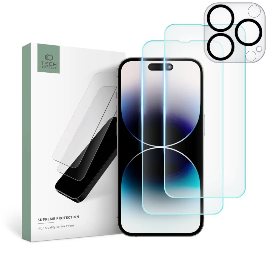 TECH-PROTECT Supreme Set Rūdīta stikla ekrāna