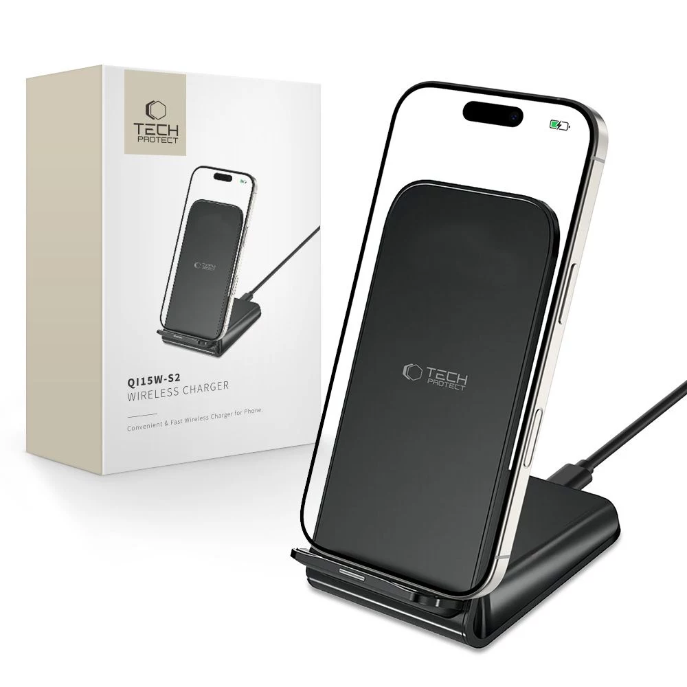 TECH-PROTECT QI15W-S2 Wireless Charger 15W Black