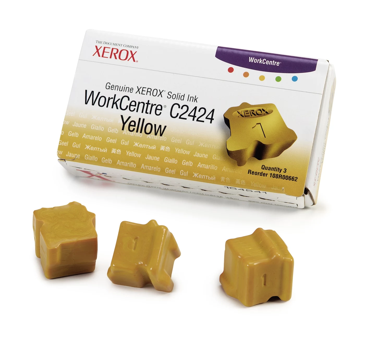 Xerox Genuine Solid Ink Stick Yellow