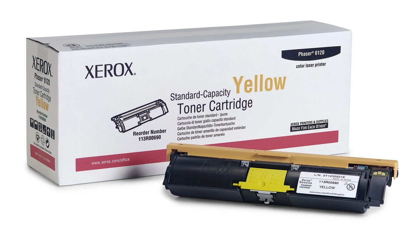 Xerox Phaser 6120 Original Yellow Toner