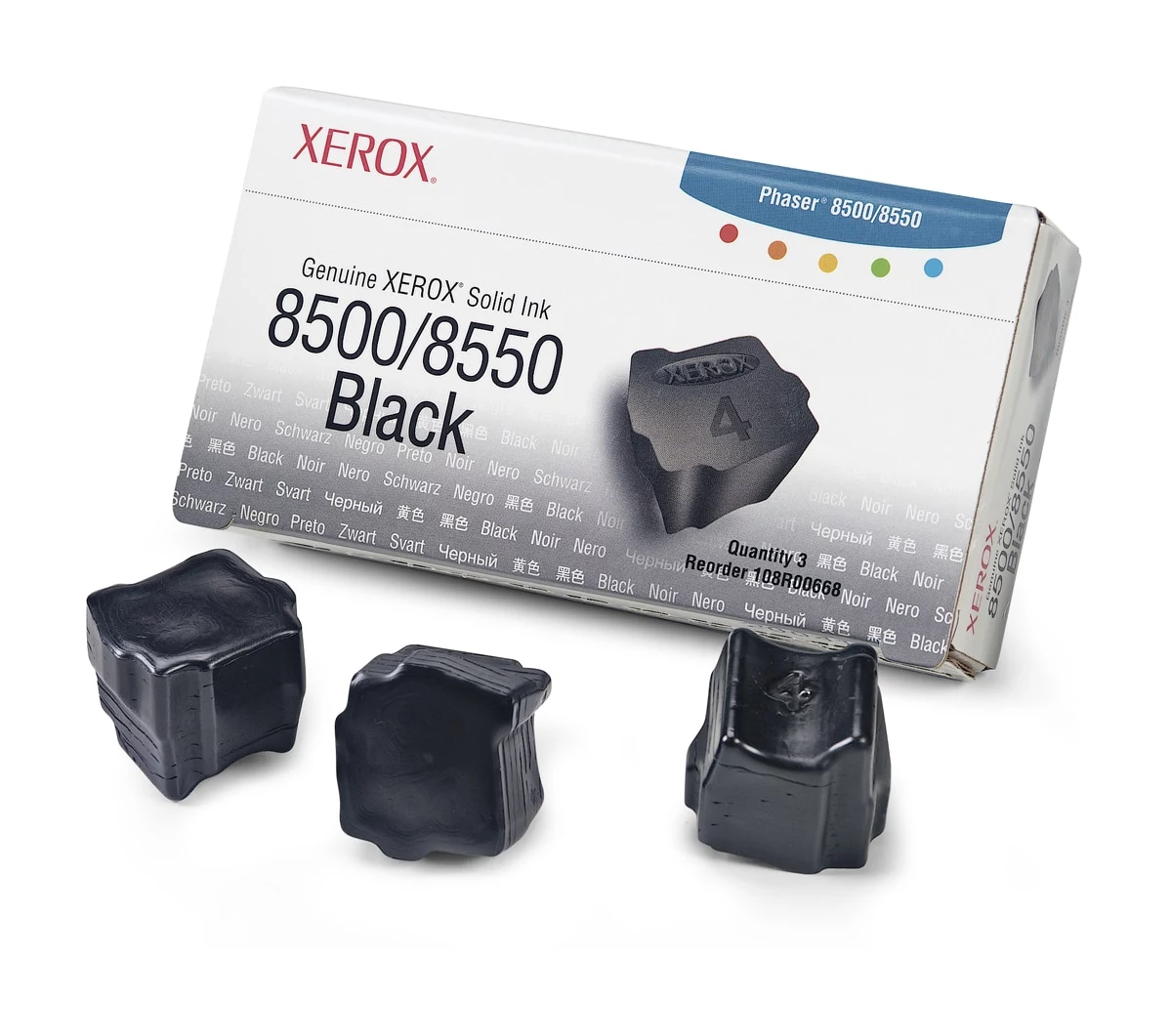 Xerox Phaser 8500/8550 Black Solid Ink