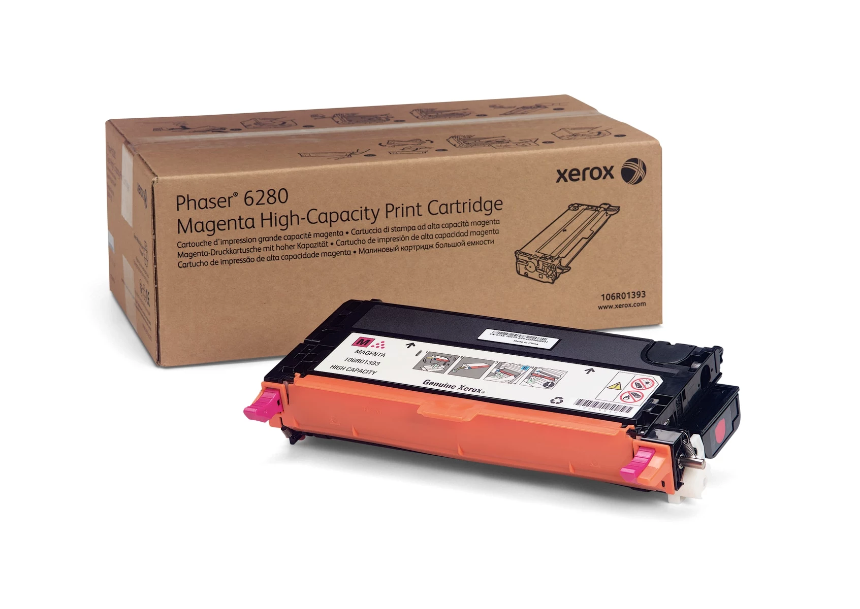 Xerox 106R01393 Original Toner Cartridge Magenta