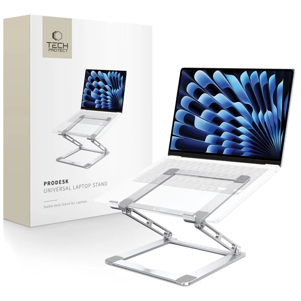 TECH-PROTECT PRODESK Universal Laptop Stand Silver