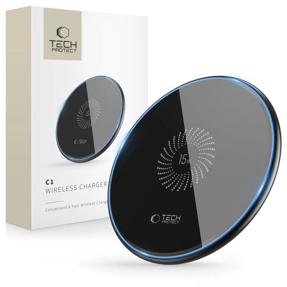 TECH-PROTECT QI15W-C1 Wireless Charger 15W Black