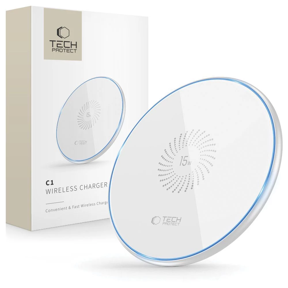 TECH-PROTECT QI15W-C1 Wireless Charger 15W White