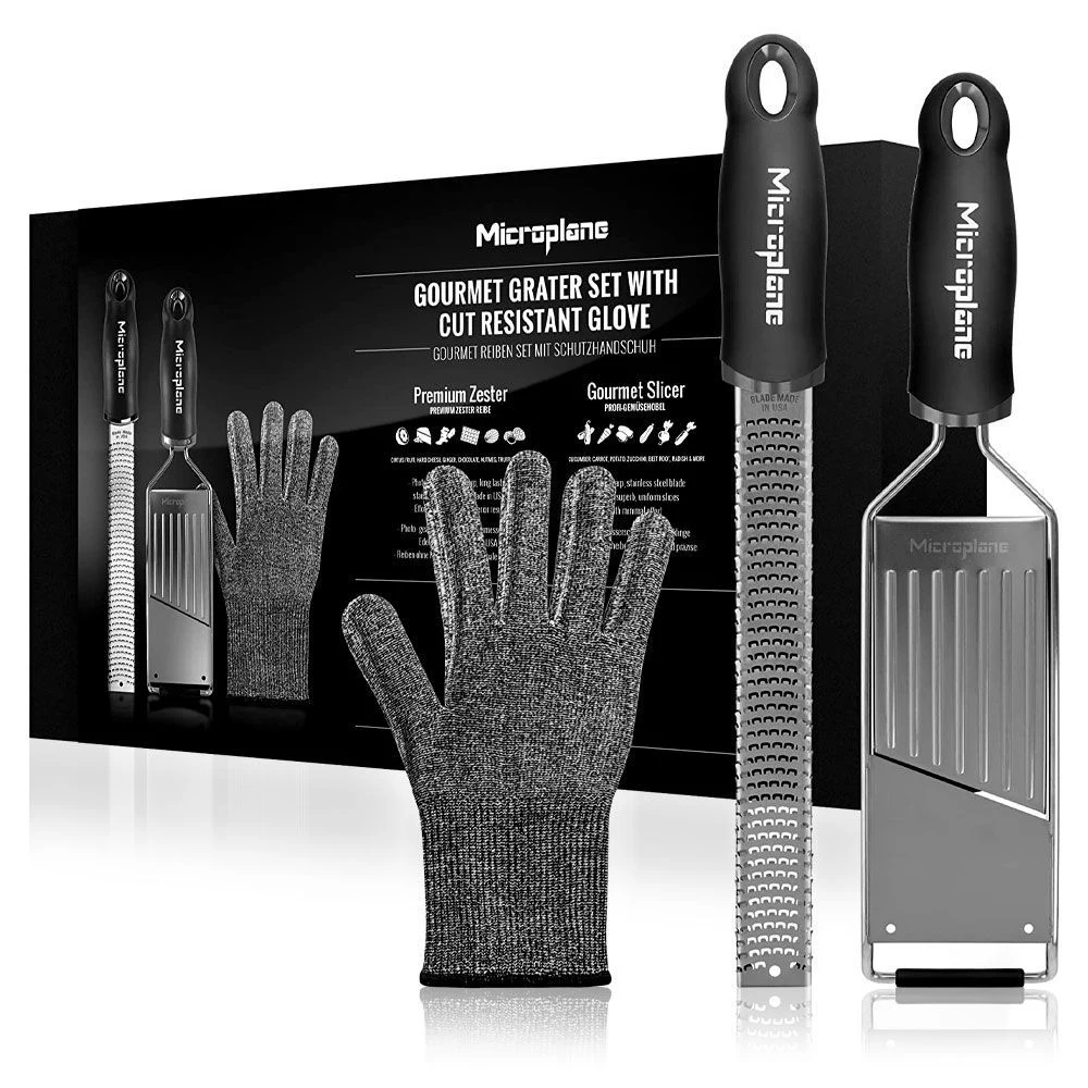 Microplane Gourmet Grater Set + Protective