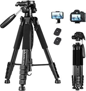 VICTIV Camera Tripod Black 185 cm