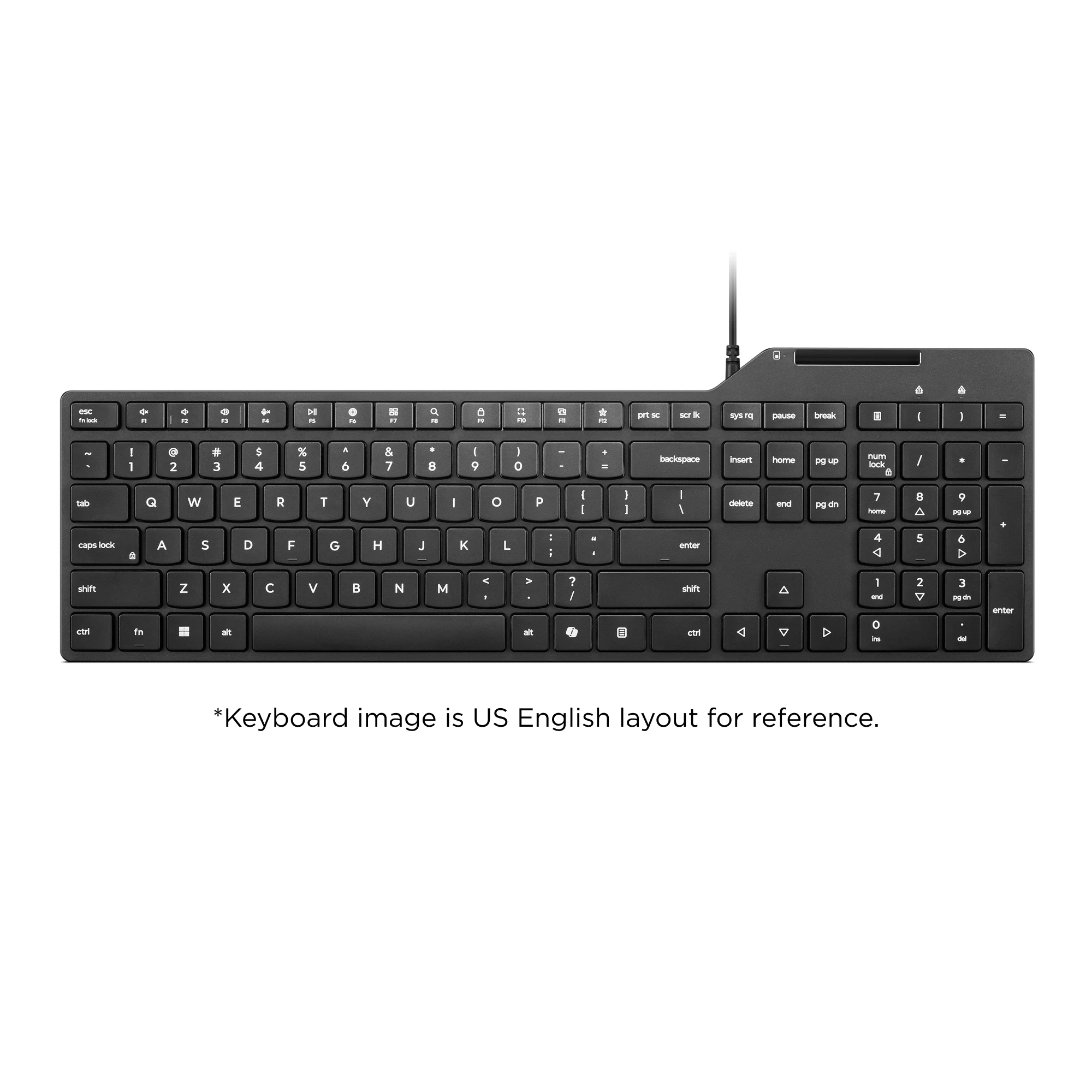LENOVO USB-A Vadu viedkaršu tastatūra 5000