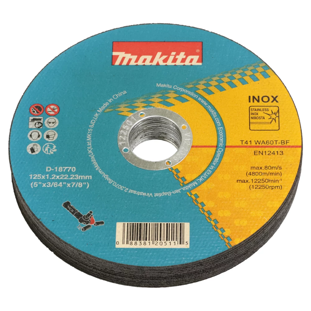Makita D-18770-12 INOX griešanas disks bezvada