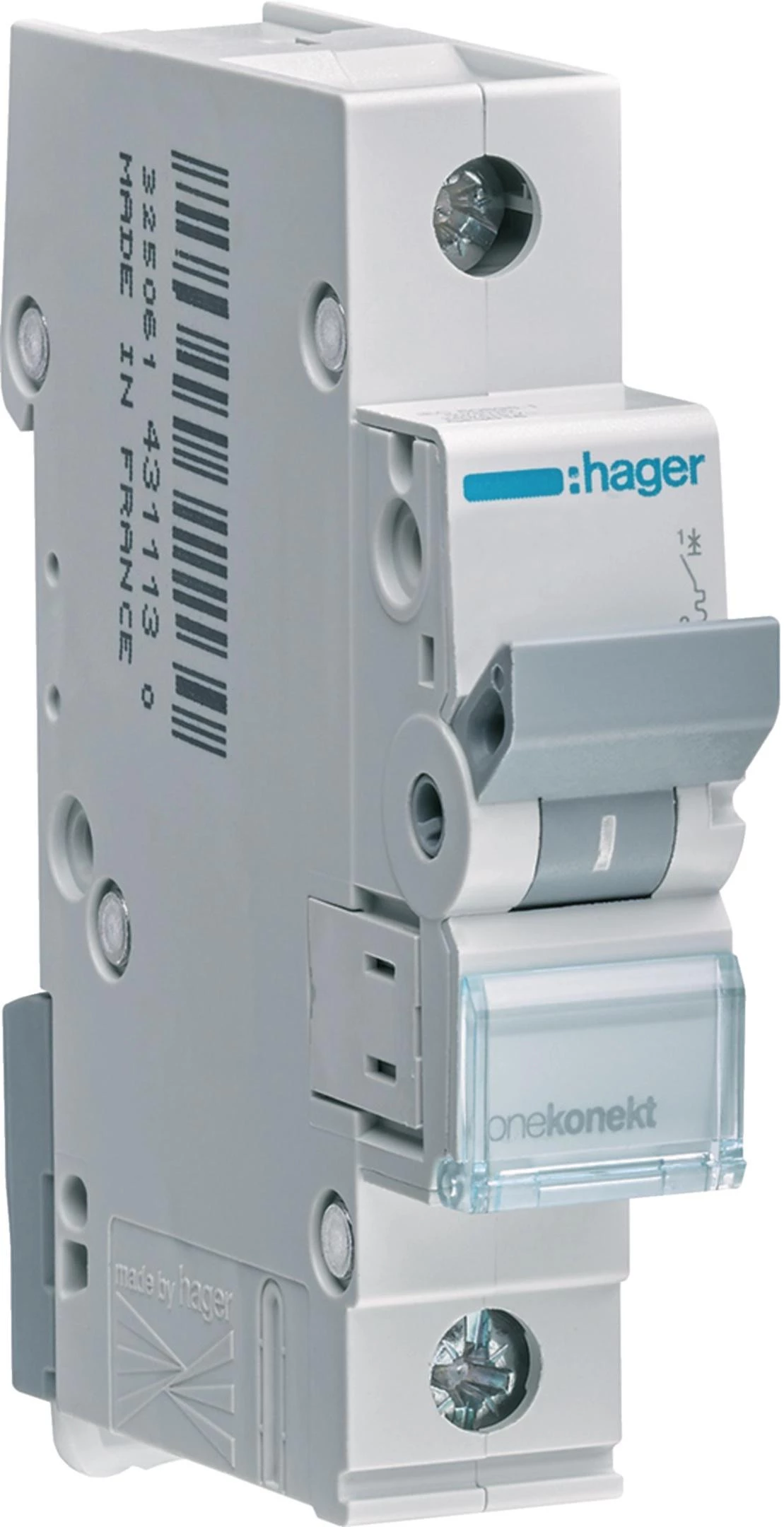 Hager MBN120E Miniature Circuit Breaker 6kA