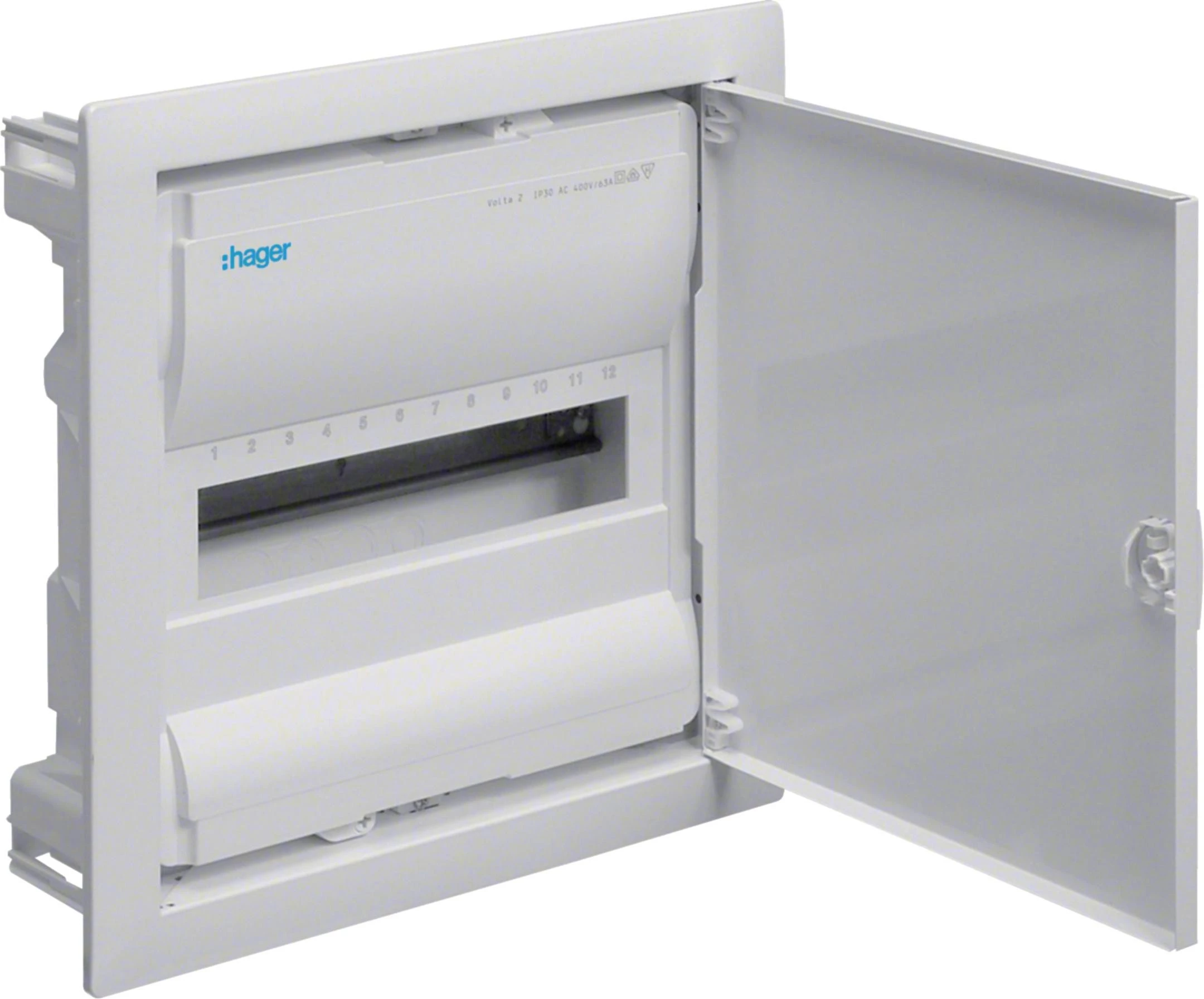 Hager Volta VU12AT Flush-Mounted Distribution Board