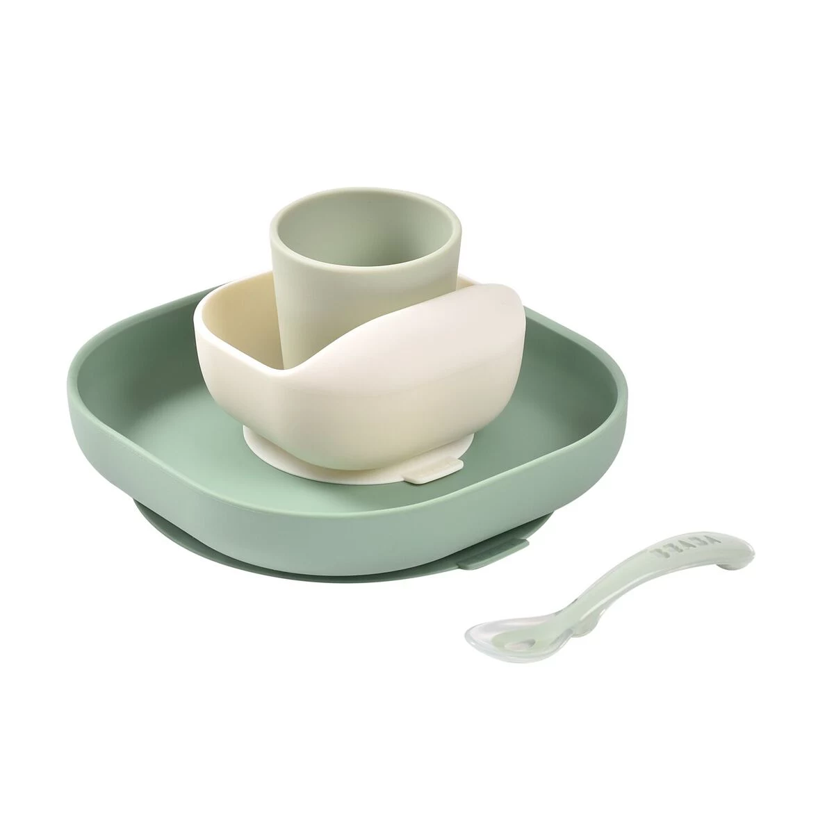 Beaba Silicone Baby Feeding Set with
