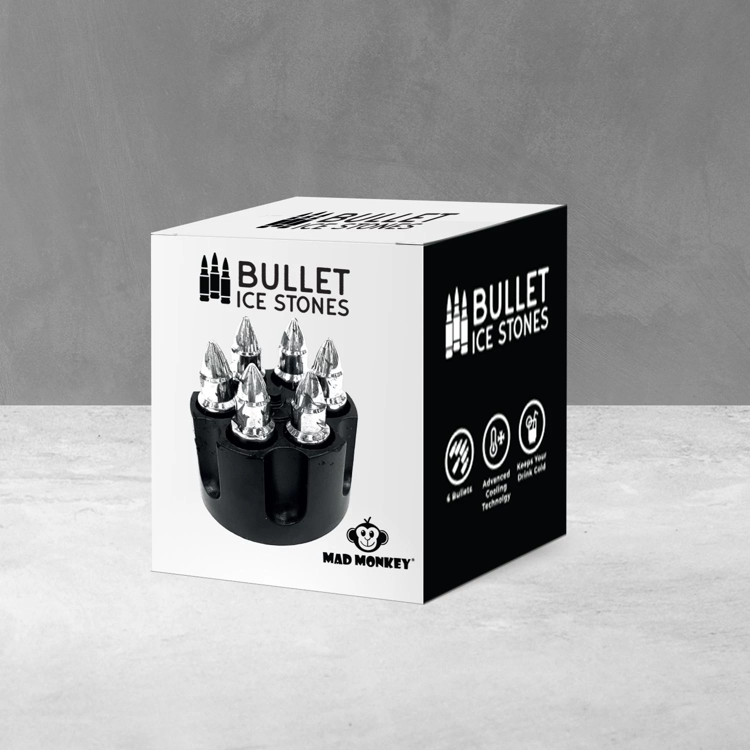 Mad Monkey Stainless Steel Bullet Ice