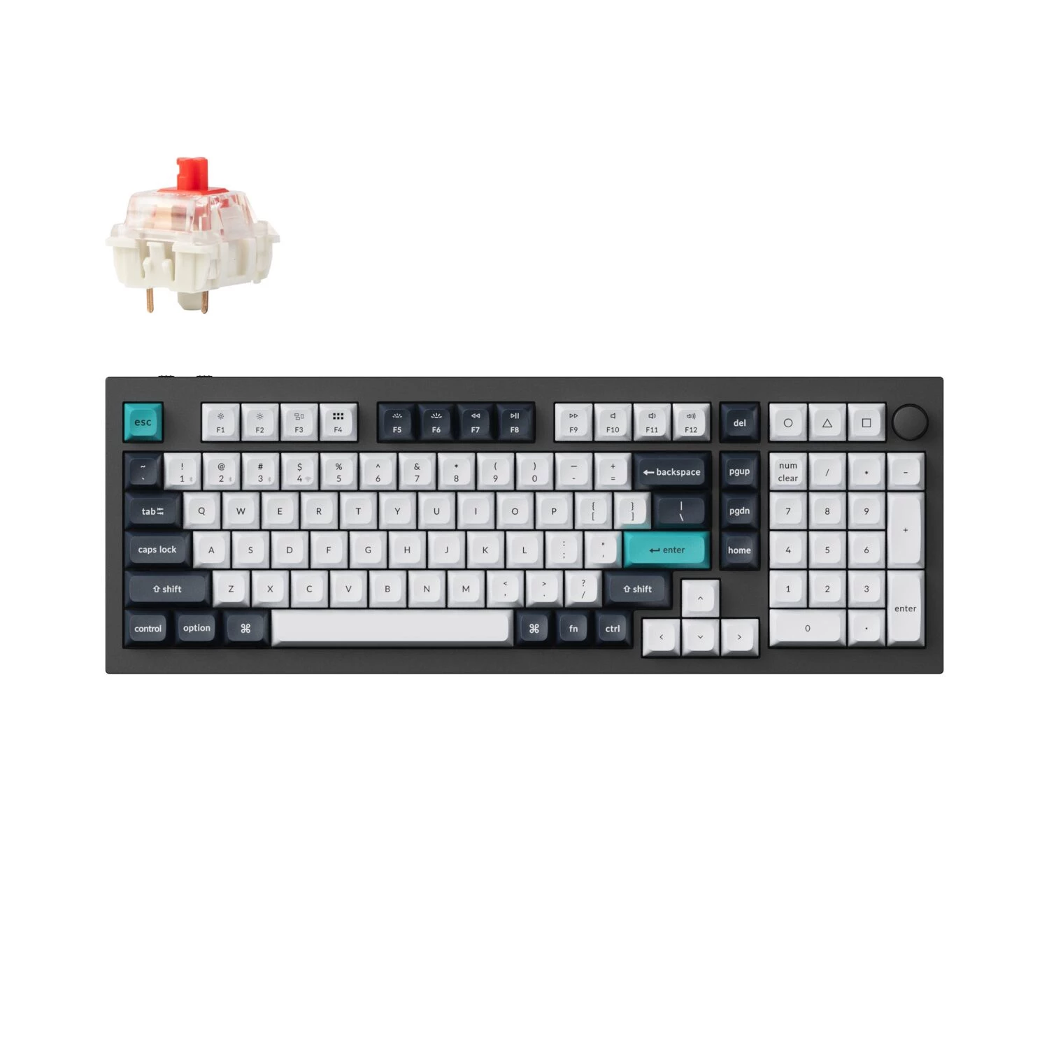 Keychron Q5M-M1 96% Mechanical Keyboard, Gateron