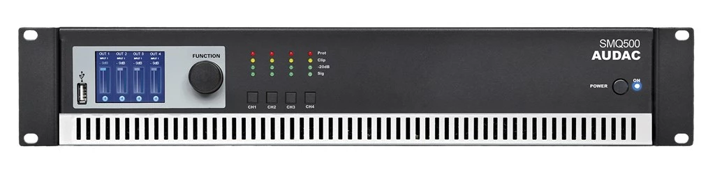 Audac SMQ500 WaveDynamics 4-Channel Amplifier 4
