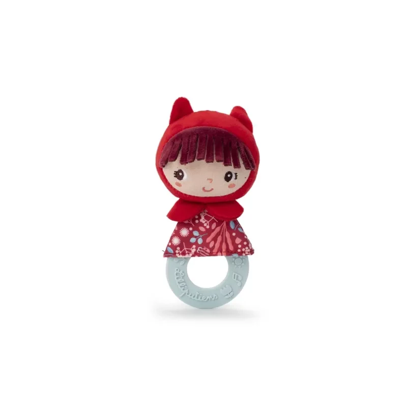 LILLIPUTIENS Rattle with Silicone Teether Little