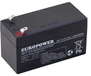 EUROPOWER EP 1.2-12 AGM akumulators