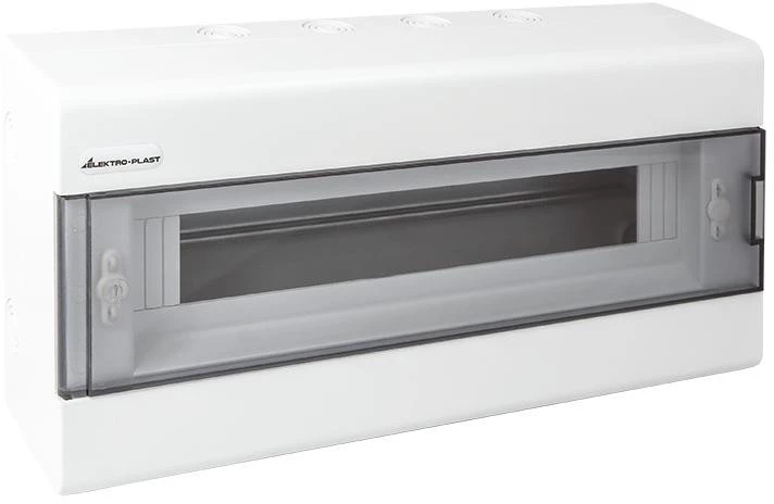 Modular Distribution Board 1x18 Surface-mounted (N+PE)