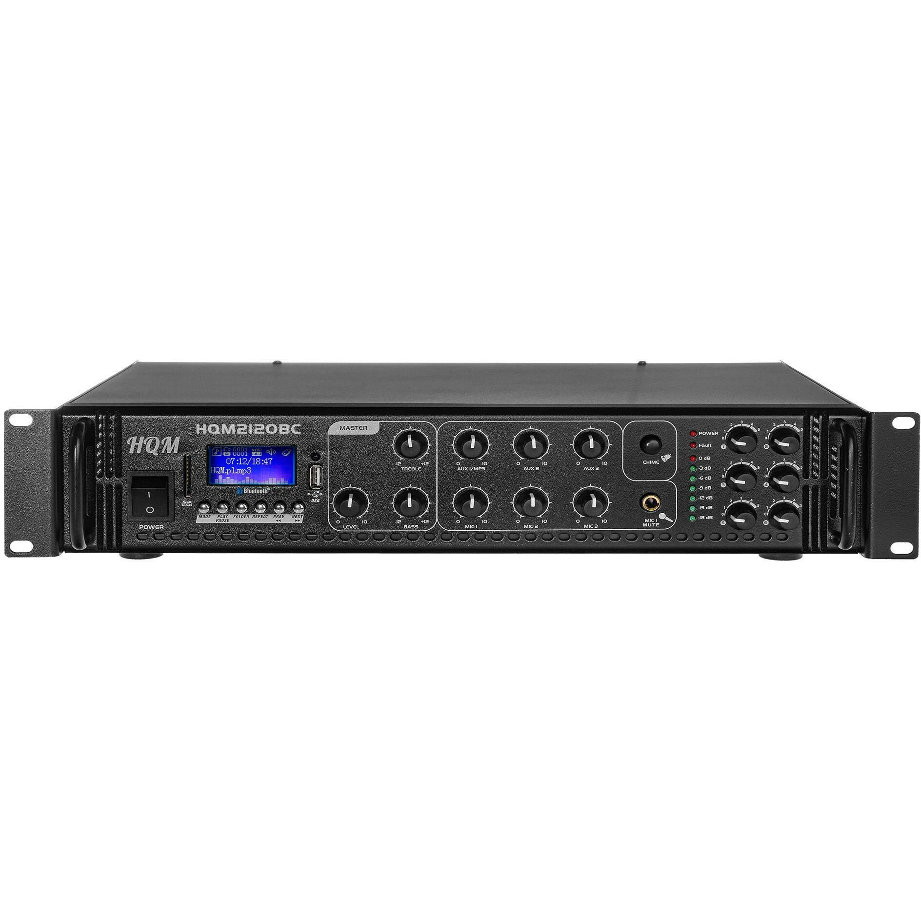 HQM 3135 FM/MP3/BLUETOOTH Radio Amplifier 120W