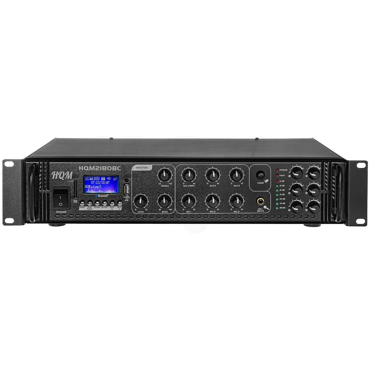 HQM 3407 FM/MP3/BLUETOOTH Radio Amplifier 180W