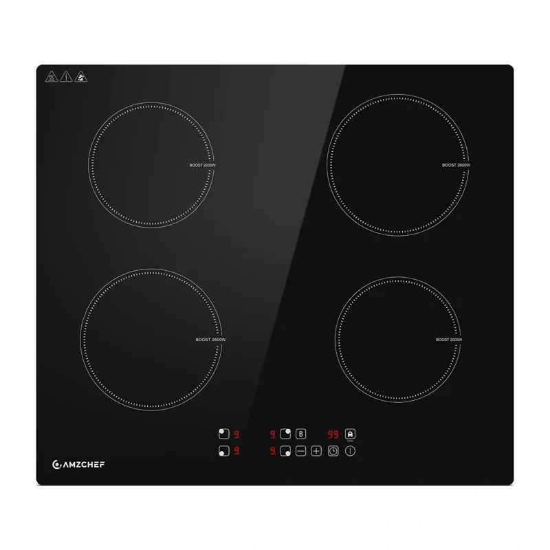 AMZCHEF CE-T-74IB4xyzf-CS 4-Zonu Indukcijas Plīts 7400W