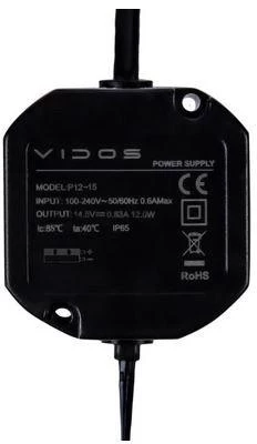 VIDOS P12/15 Barošanas bloks 12V 1