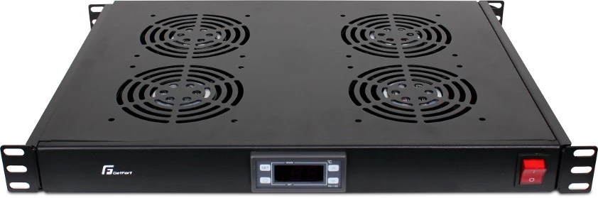 GETFORT GF-FAN4TR 1U Rack Panel with