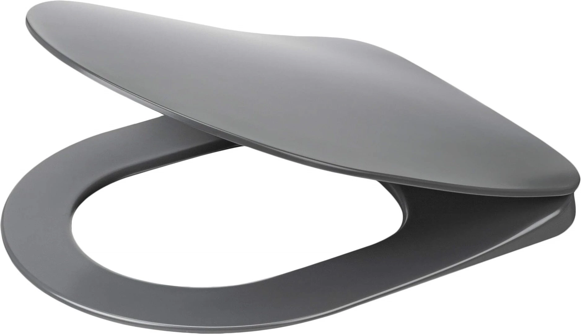 DEANTE Slim Soft-Close Tualetes Sēdeklis D-Forma