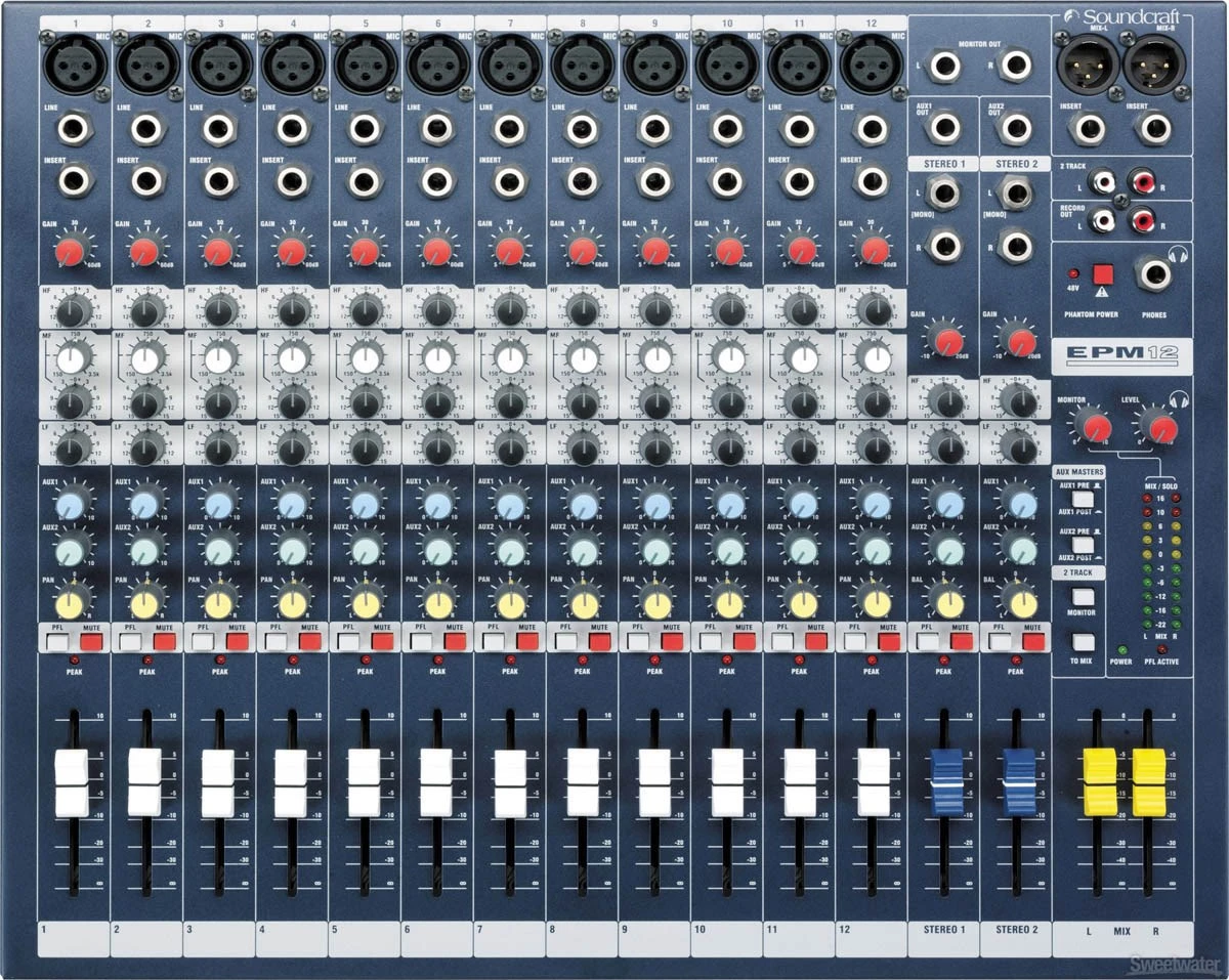 Soundcraft EPM12 Analogā mikserpults