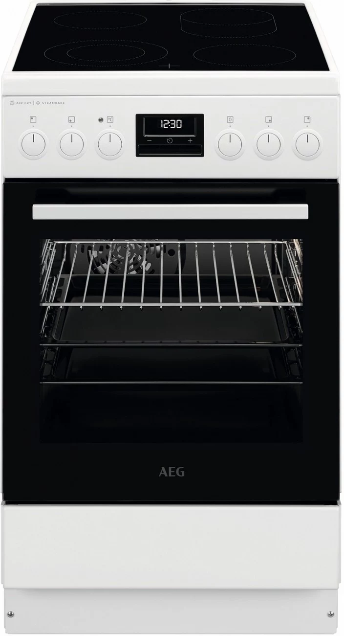 AEG CCB56491BW Brīvi stāvoša elektriskā plīts