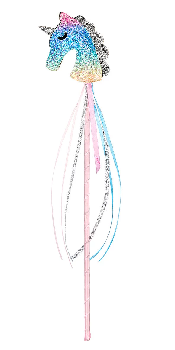 Souza! Multicolored Unicorn Head Wand Femi
