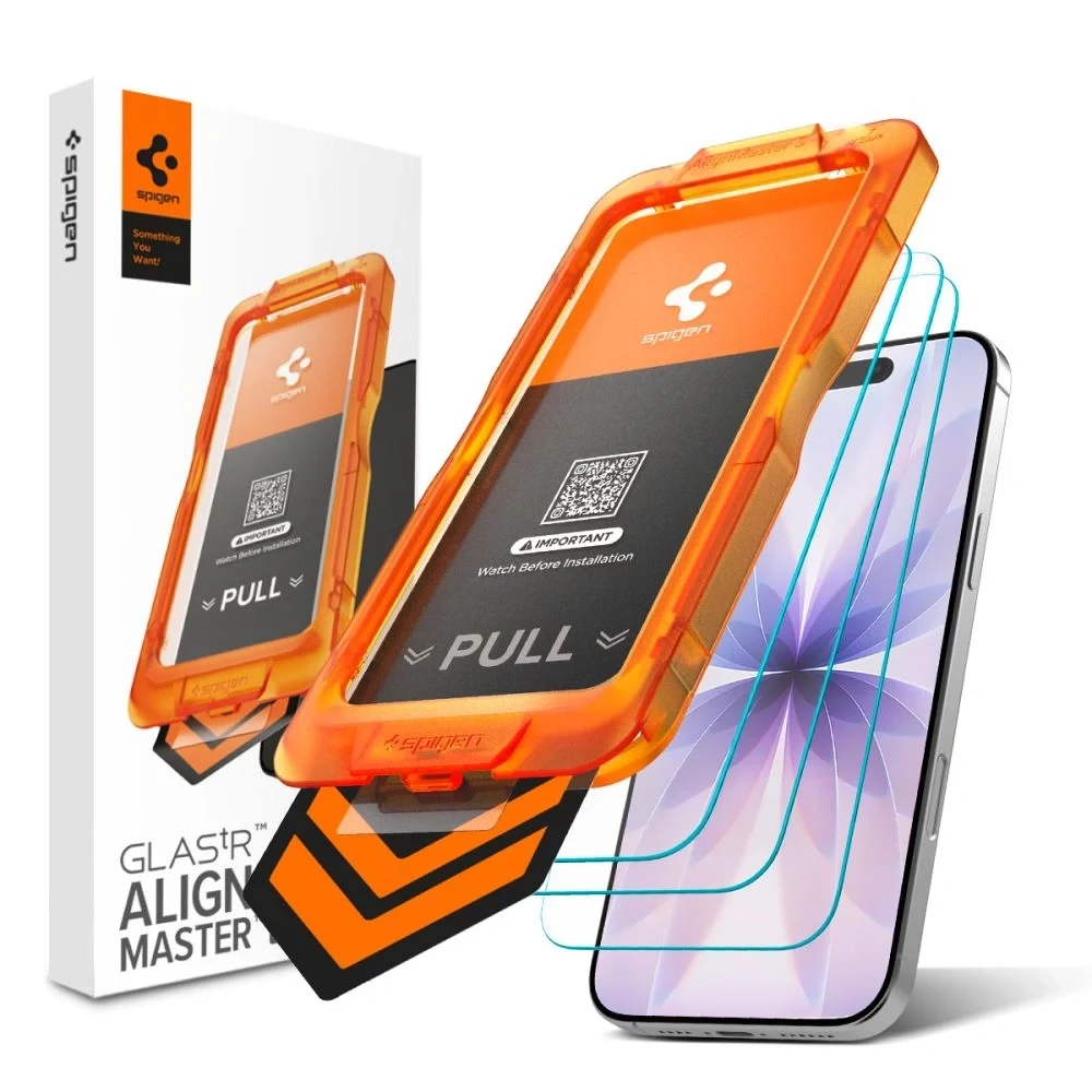 Spigen Glas.tR AlignMaster Slim 3-Pack