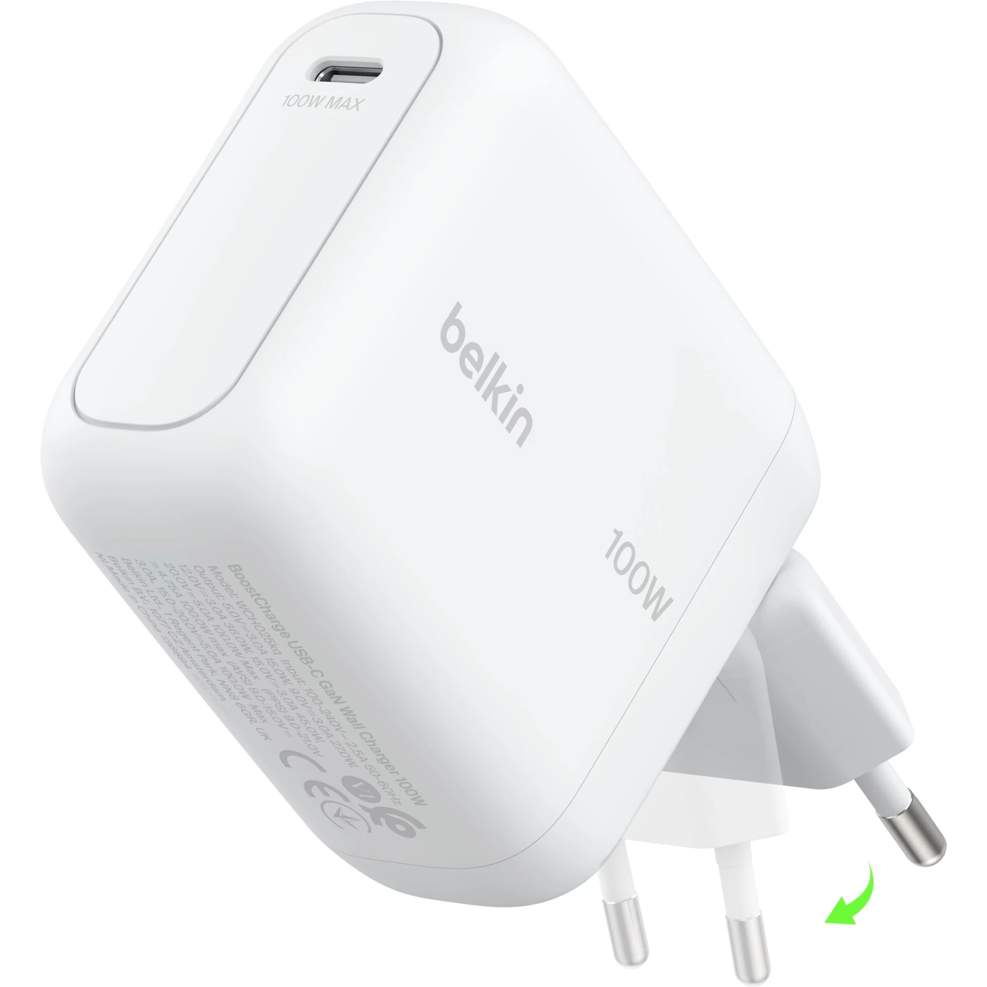 Belkin BoostCharge 100W GaN USB-C sienas