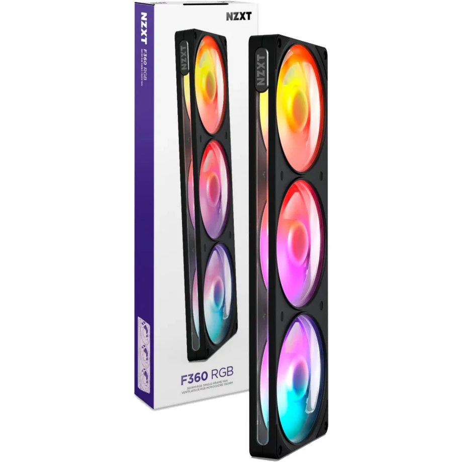 NZXT F360 RGB 360mm All-in-One šķidruma