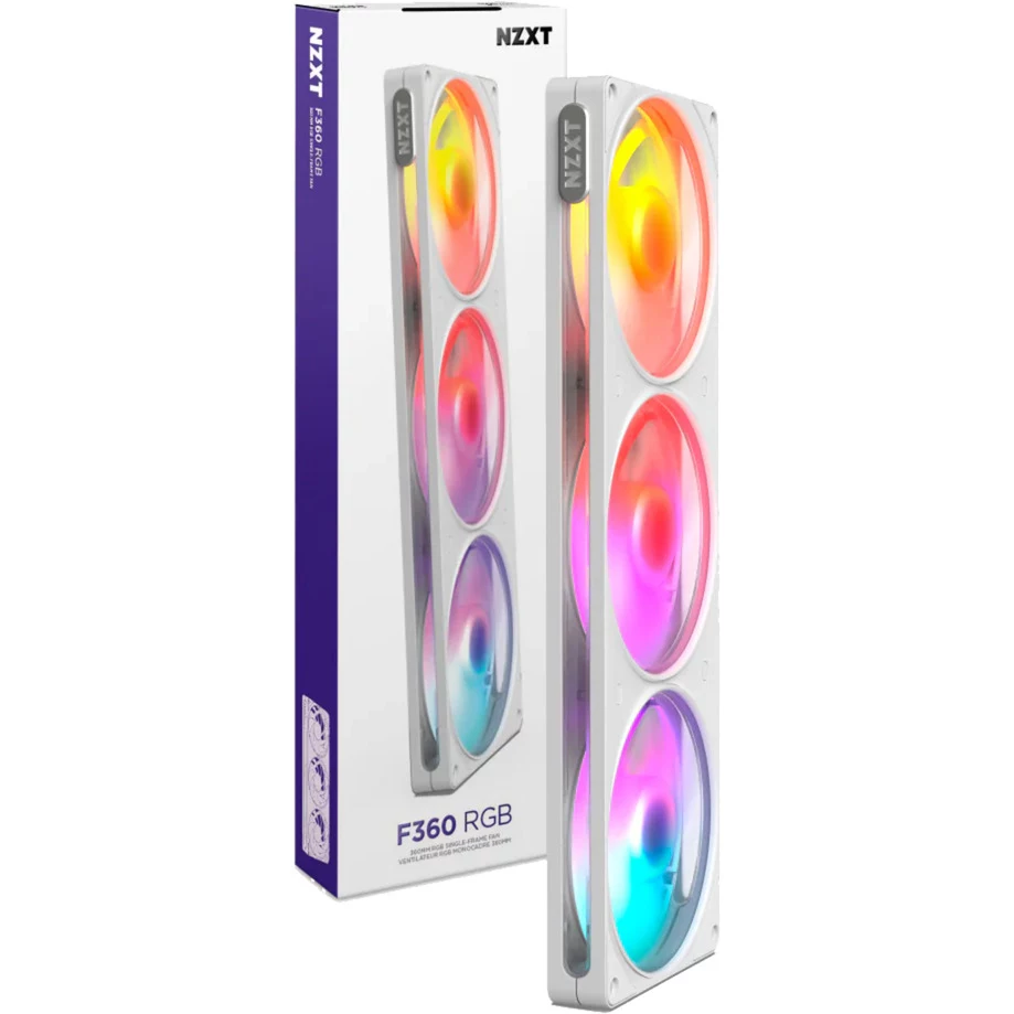NZXT F360 RGB White 360mm All-in-One