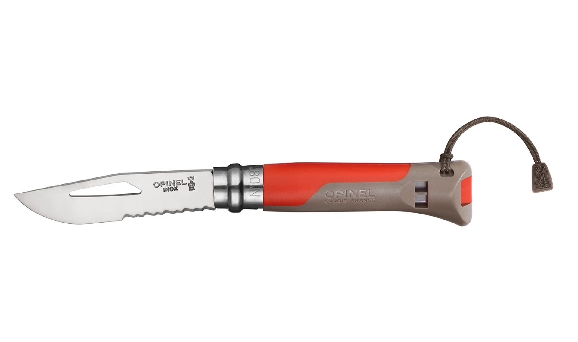 Opinel No. 08 Outdoor Red daudzfunkciju