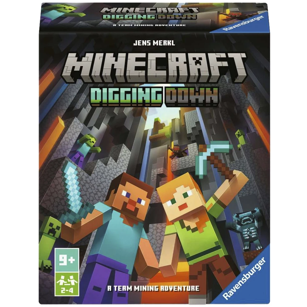 RAVENSBURGER Minecraft: Digging Down stratēģijas galda